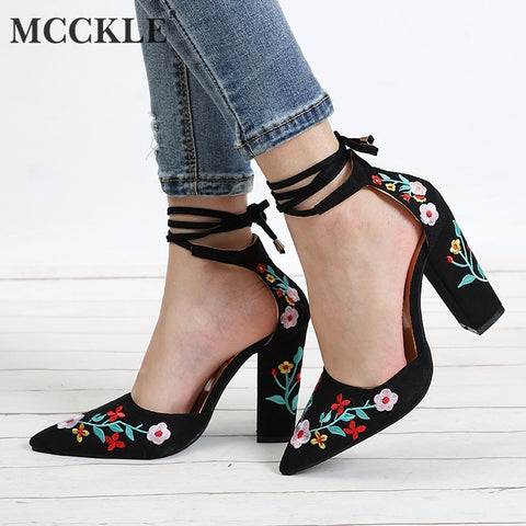 Women High Heels Brand Pumps Women Shoes Pointed Toe Buckle Strap Butterfly Summer Sexy Party Shoes Wedding Shoes Plus Size DE