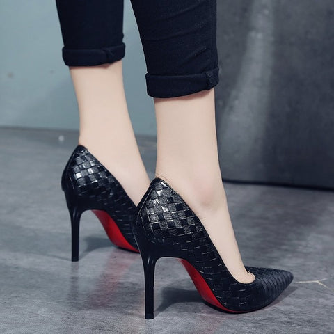 Fashion women thin high heels sexy party shoes pointed toe heels women pumps