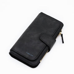 Brand Leather Women Wallets High Quality Designer Zipper Long Wallet Women Card Holder Ladies Purse Money Bag Carteira Feminina