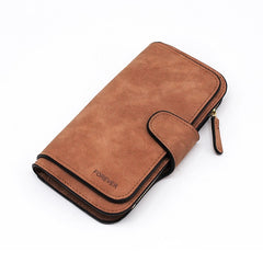 Brand Leather Women Wallets High Quality Designer Zipper Long Wallet Women Card Holder Ladies Purse Money Bag Carteira Feminina