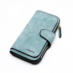 Brand Leather Women Wallets High Quality Designer Zipper Long Wallet Women Card Holder Ladies Purse Money Bag Carteira Feminina