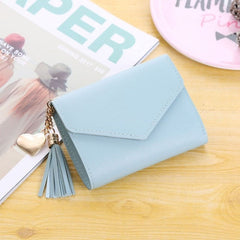 Women's Wallet Cute Student Tassel Pendant Trend Small Fashion PU Wallet 2020 Coin Purse Women Ladies Card Bag For Women LMJZ