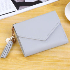 Women's Wallet Cute Student Tassel Pendant Trend Small Fashion PU Wallet 2020 Coin Purse Women Ladies Card Bag For Women LMJZ